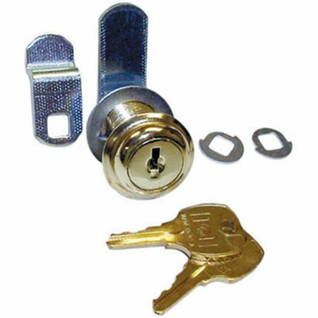 HD Cam Lock 1.44 in. Cylinder Length  Mat Nickel N8060 14A 415